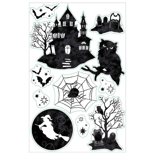 Halloween Classic Black & White Mythologies Wall Grabbers Vinyl