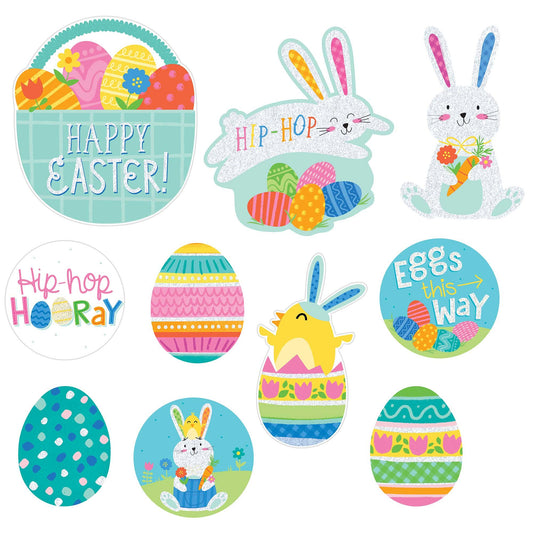 Easter Mini Glitter Cutouts