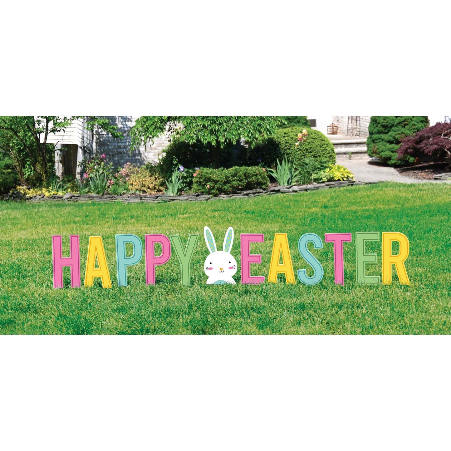 Happy Easter & Bunny Yard Signs