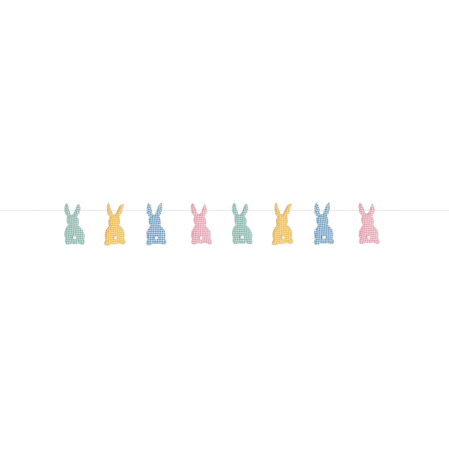 Easter Stuffed Bunny Garland Decoration