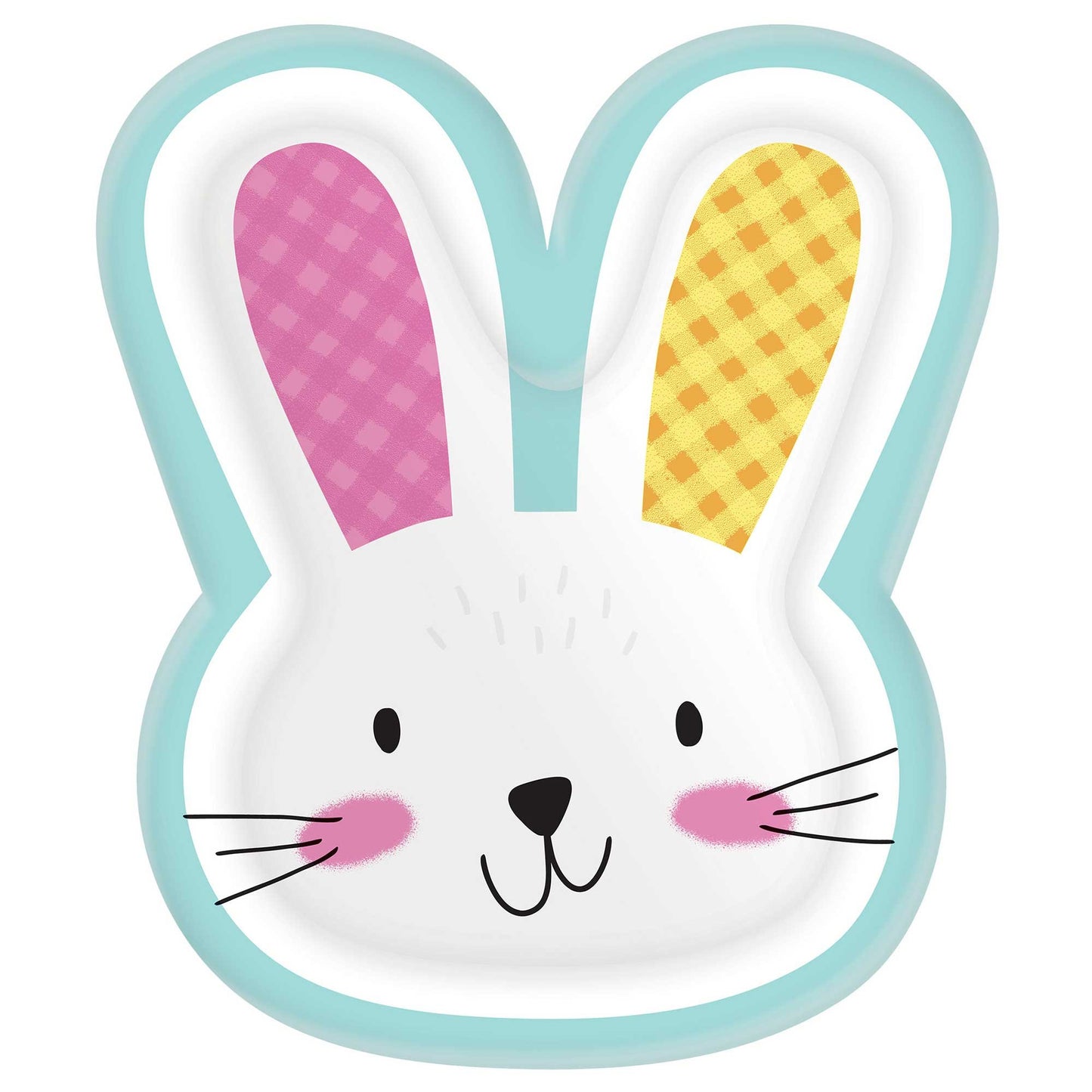 Easter Bunny Shaped Paper Plates