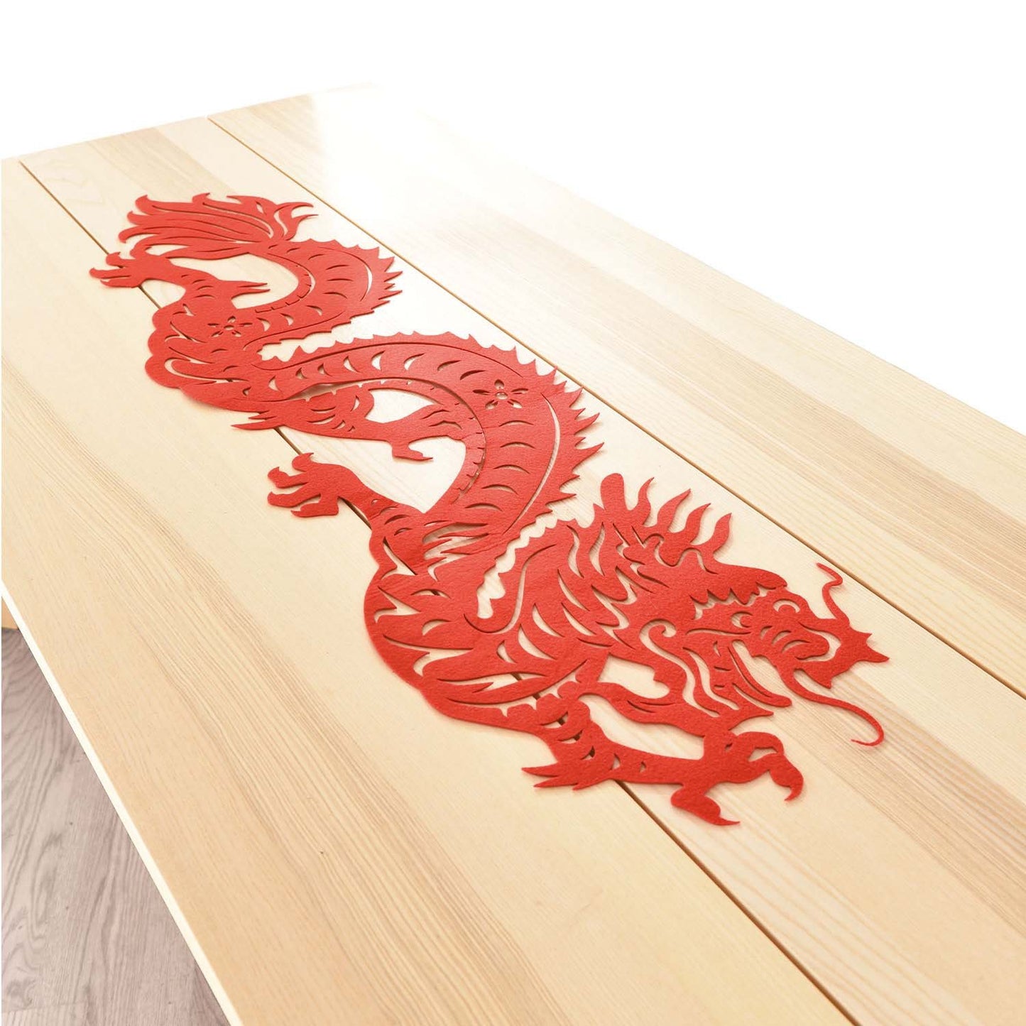 Chinese New Year Dragon Felt Table Runner