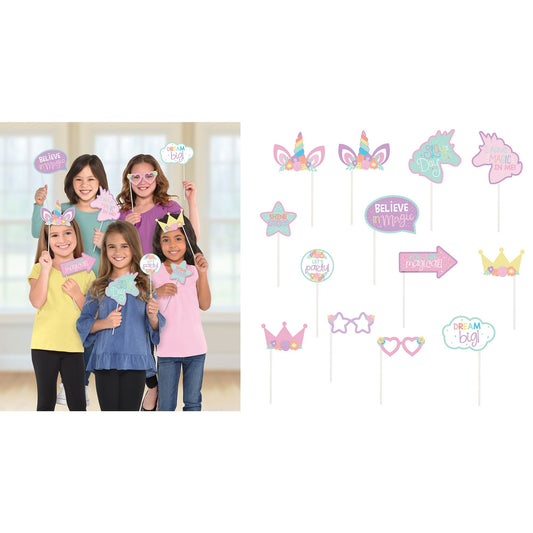 Unicorn Party Photo Prop Kit