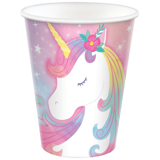 Enchanted Unicorn 9oz / 266ml Paper Cups