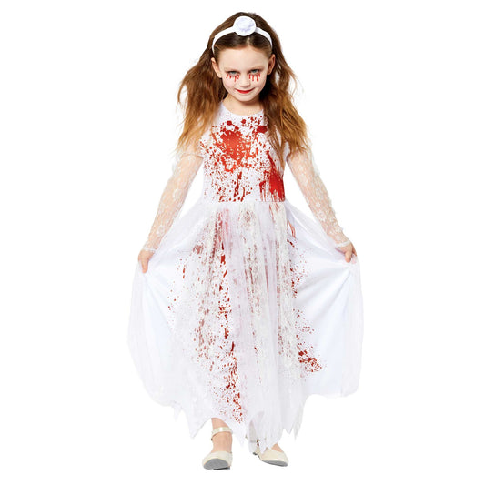 Costume Bloody Bride Girls 8-10 Years