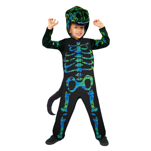 Costume Skeleton Dino 3-4 Years