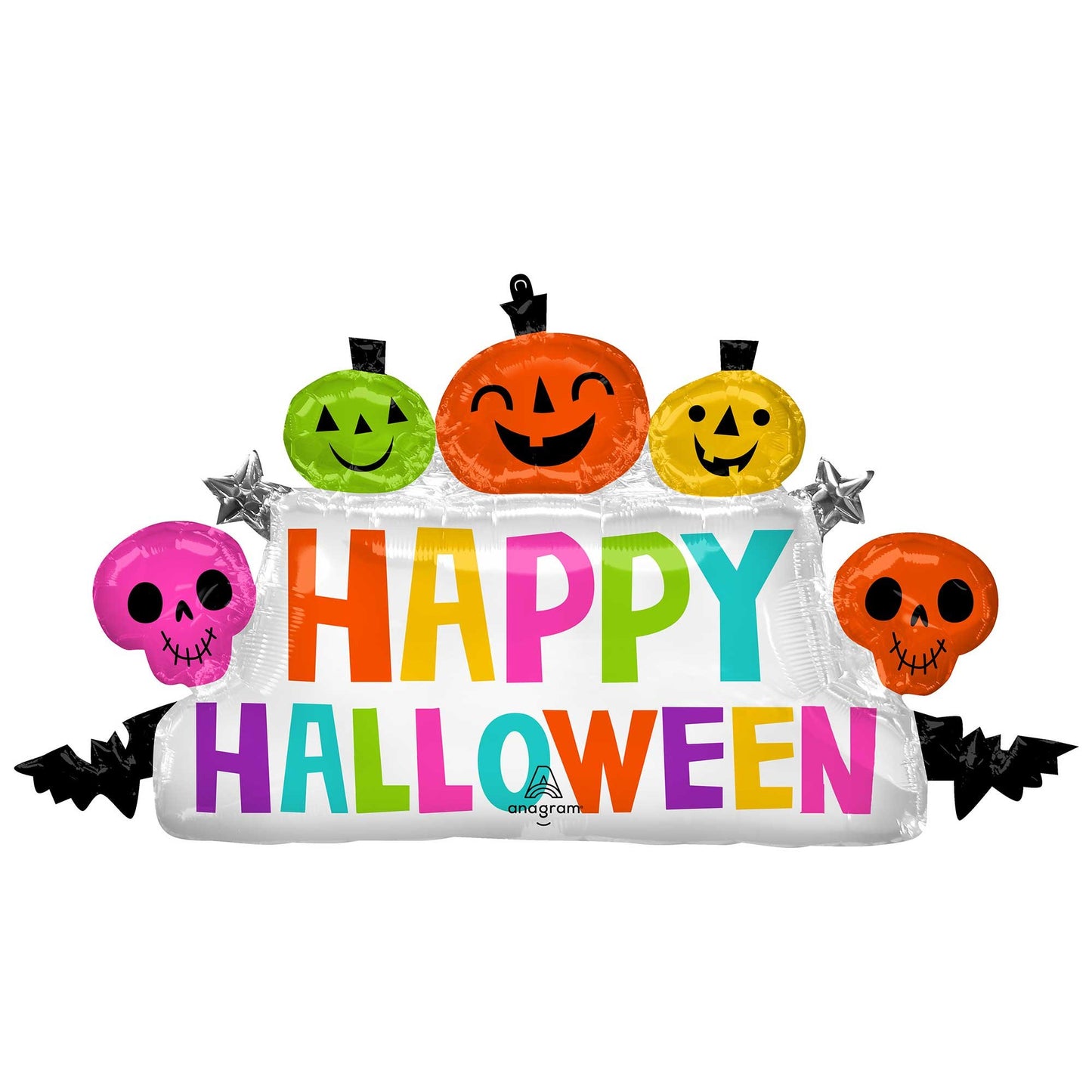 SuperShape Colourful & Creepy Happy Halloween Marquee