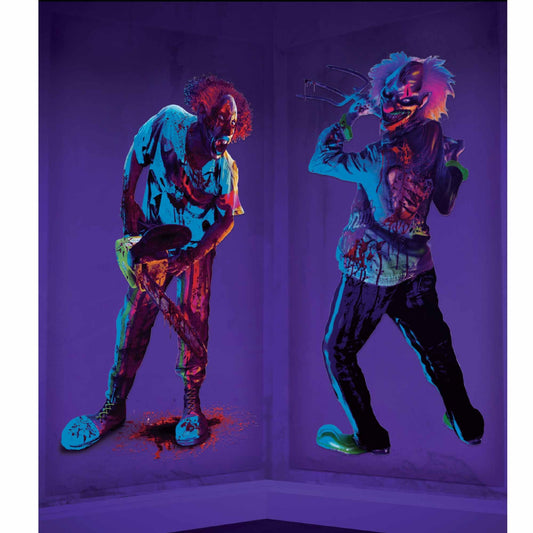 Creepy Carnival Scene Setters Add-Ons Black Light Reactive