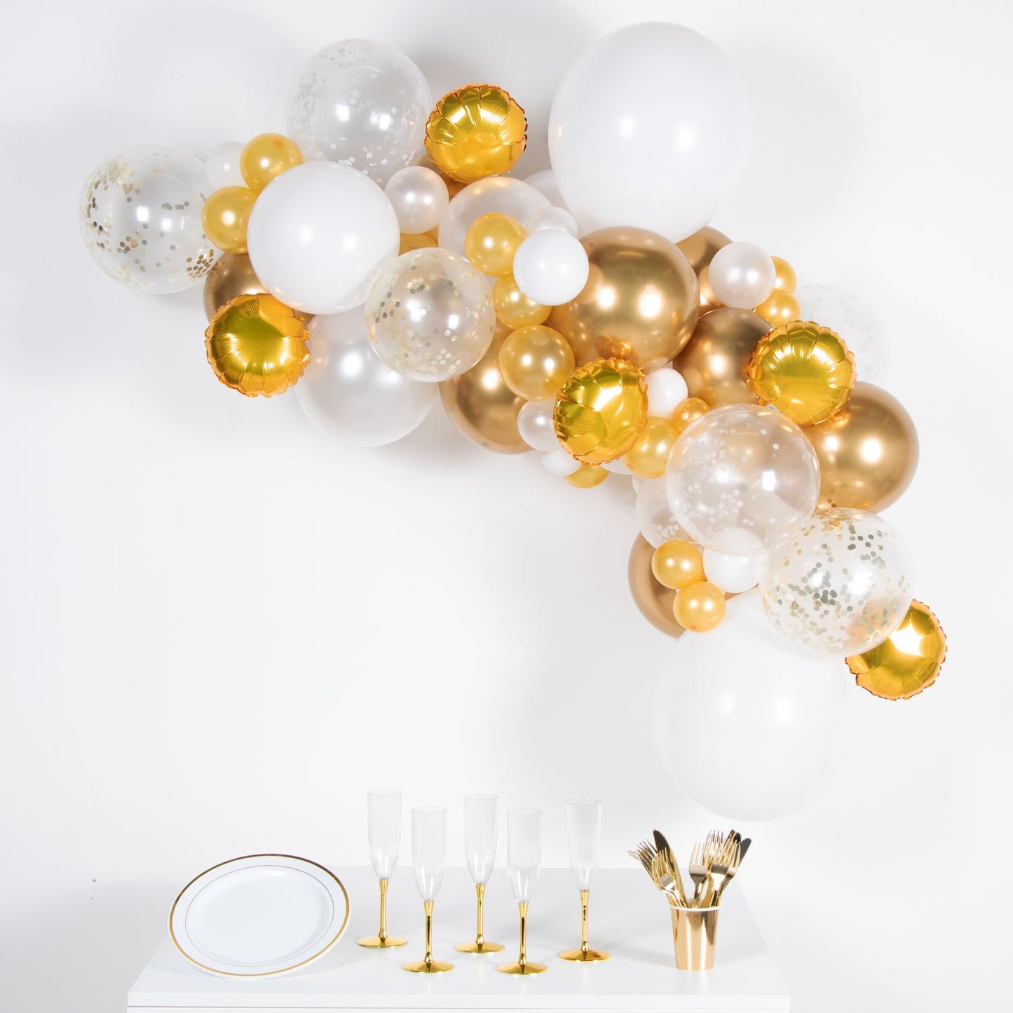 Balloon Garland Kit Gold with 66 Balloons