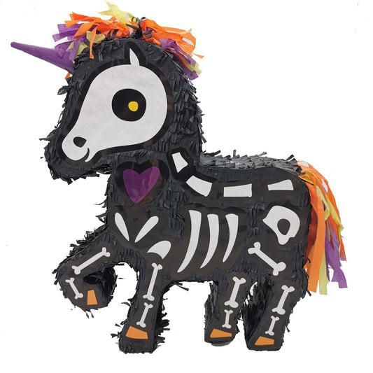 Day at the Dead Unicorn 2D Shape Pinata