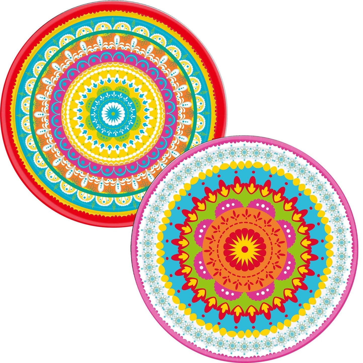 Fiesta 17cm Round Paper Plates