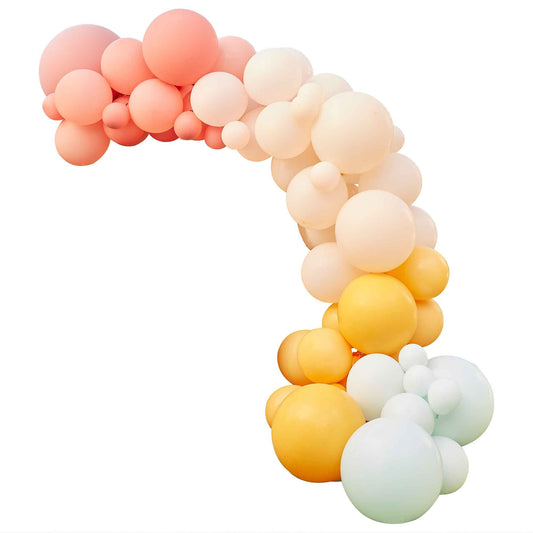 Balloon Arch Muted Pastel