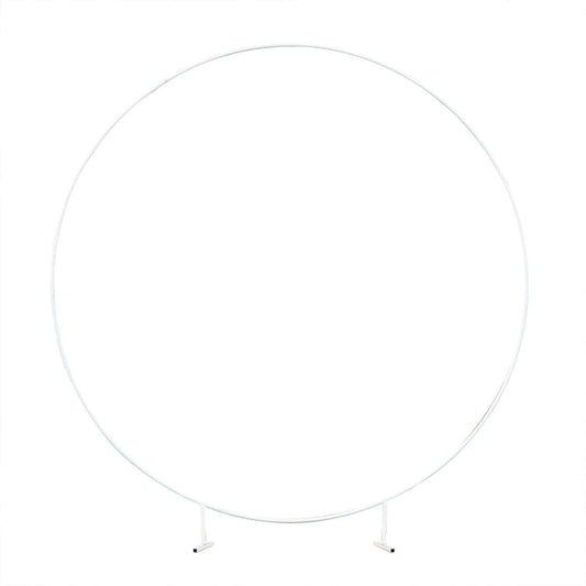 Botanical Wedding Moongate Hoop White