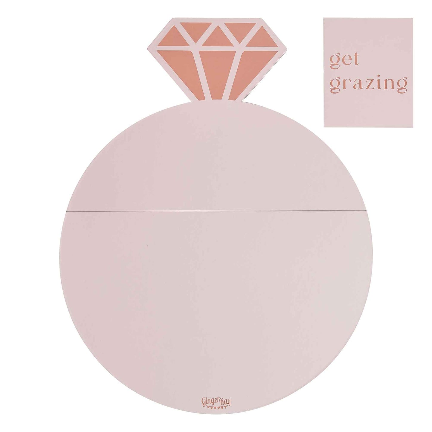 Blush Hen Grazing Board Rose Gold Ring