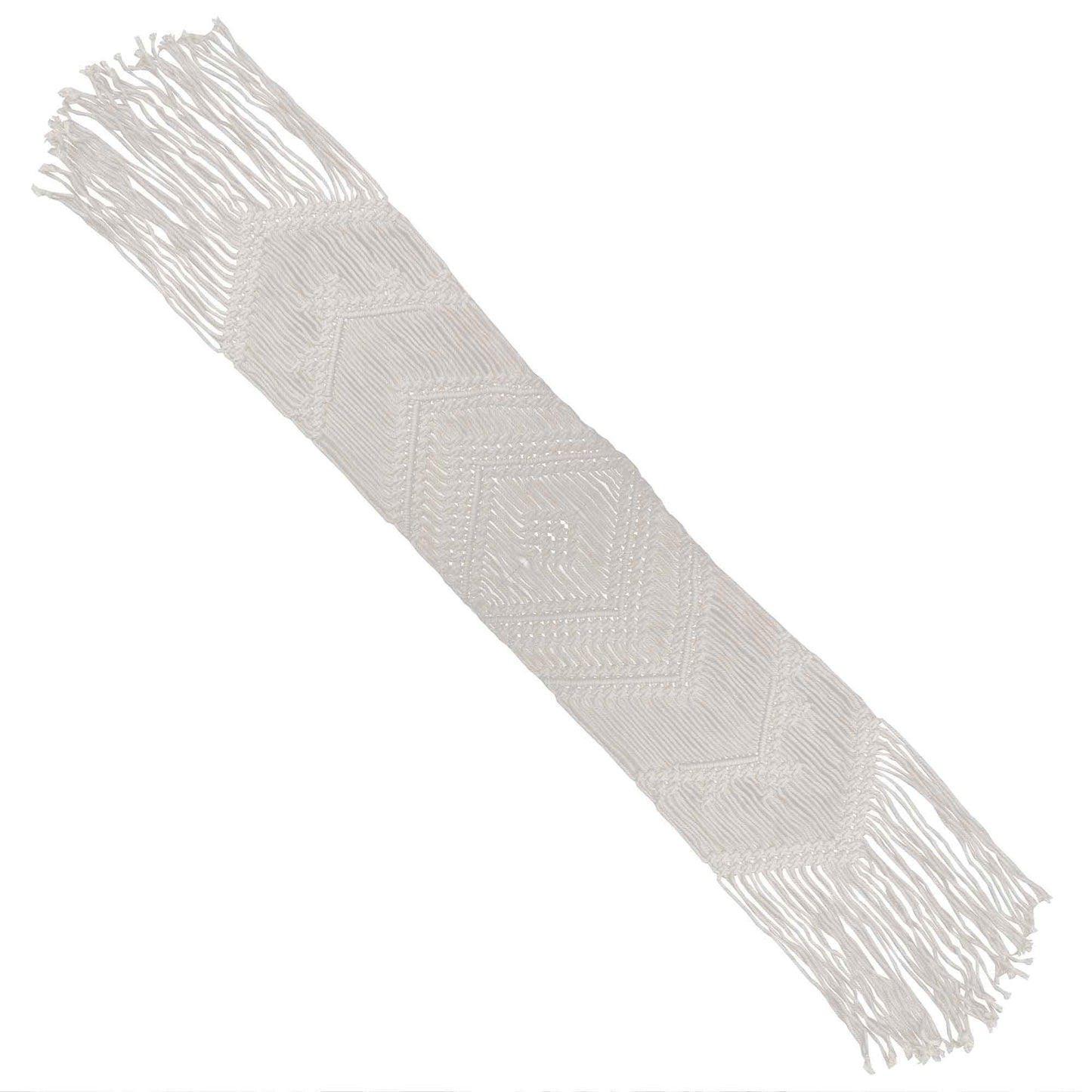 A Touch of Pampas Table Runner Macrame