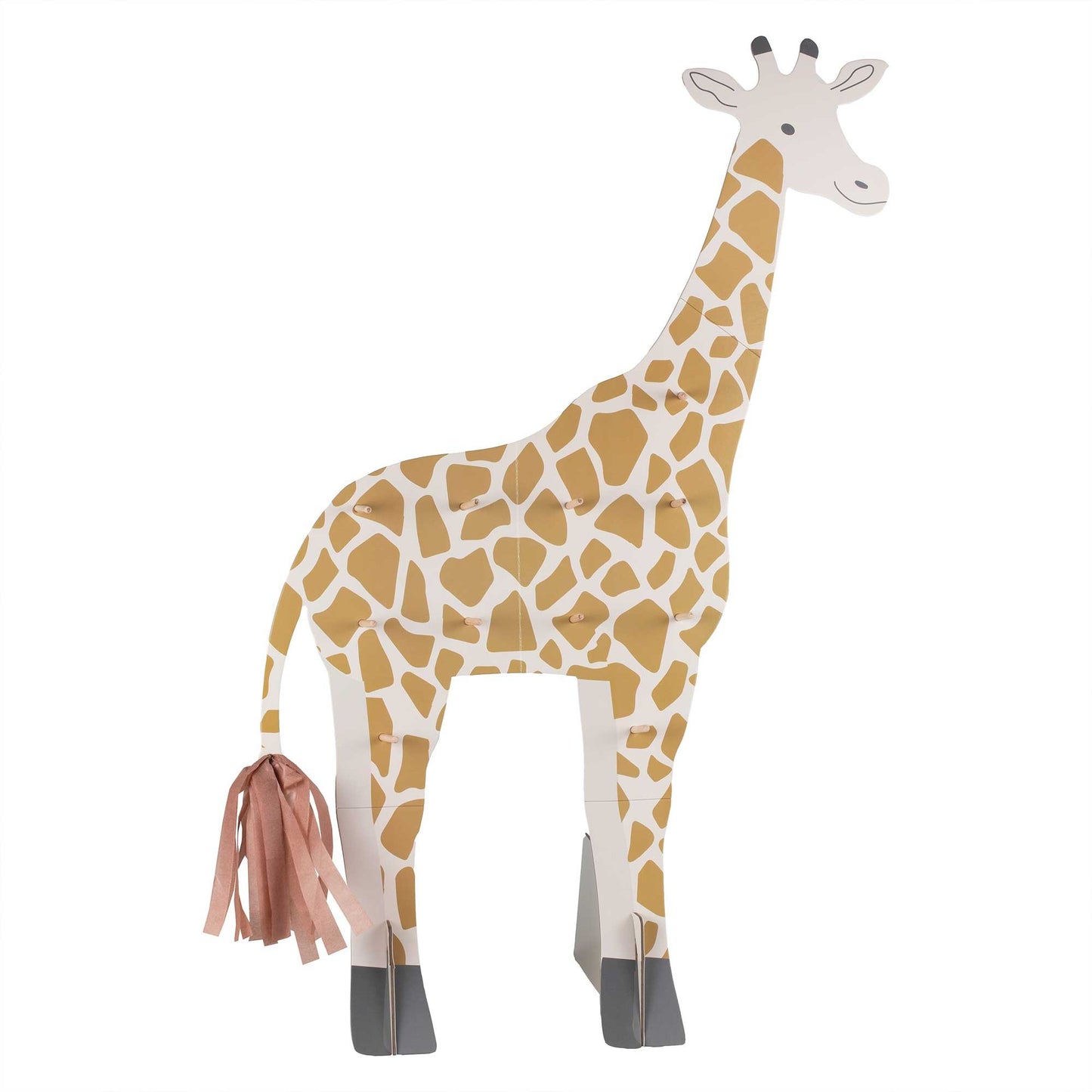 Wild Jungle Treat Stand Giraffe Shaped Donut Stand with Tissue Tassel Tail