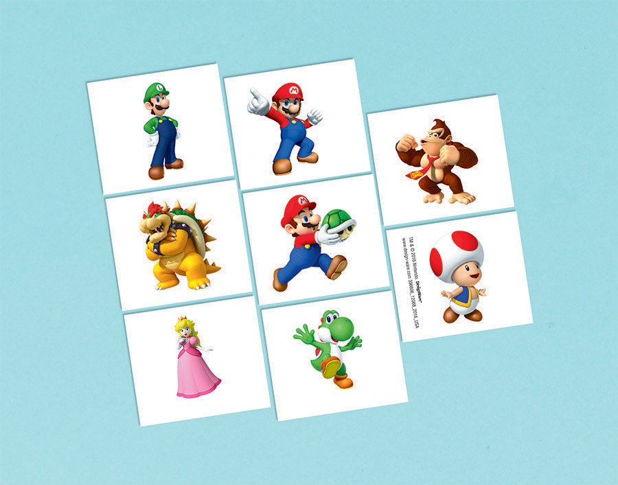 Super Mario Brothers Tattoos