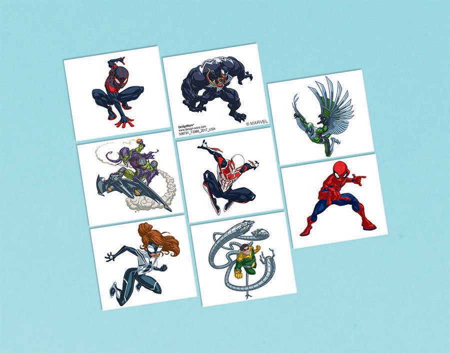 Spider-Man Webbed Wonder Tattoos