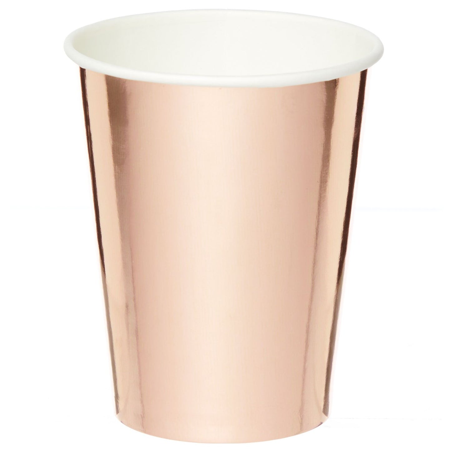 Rose Gold 250ml Paper Cups