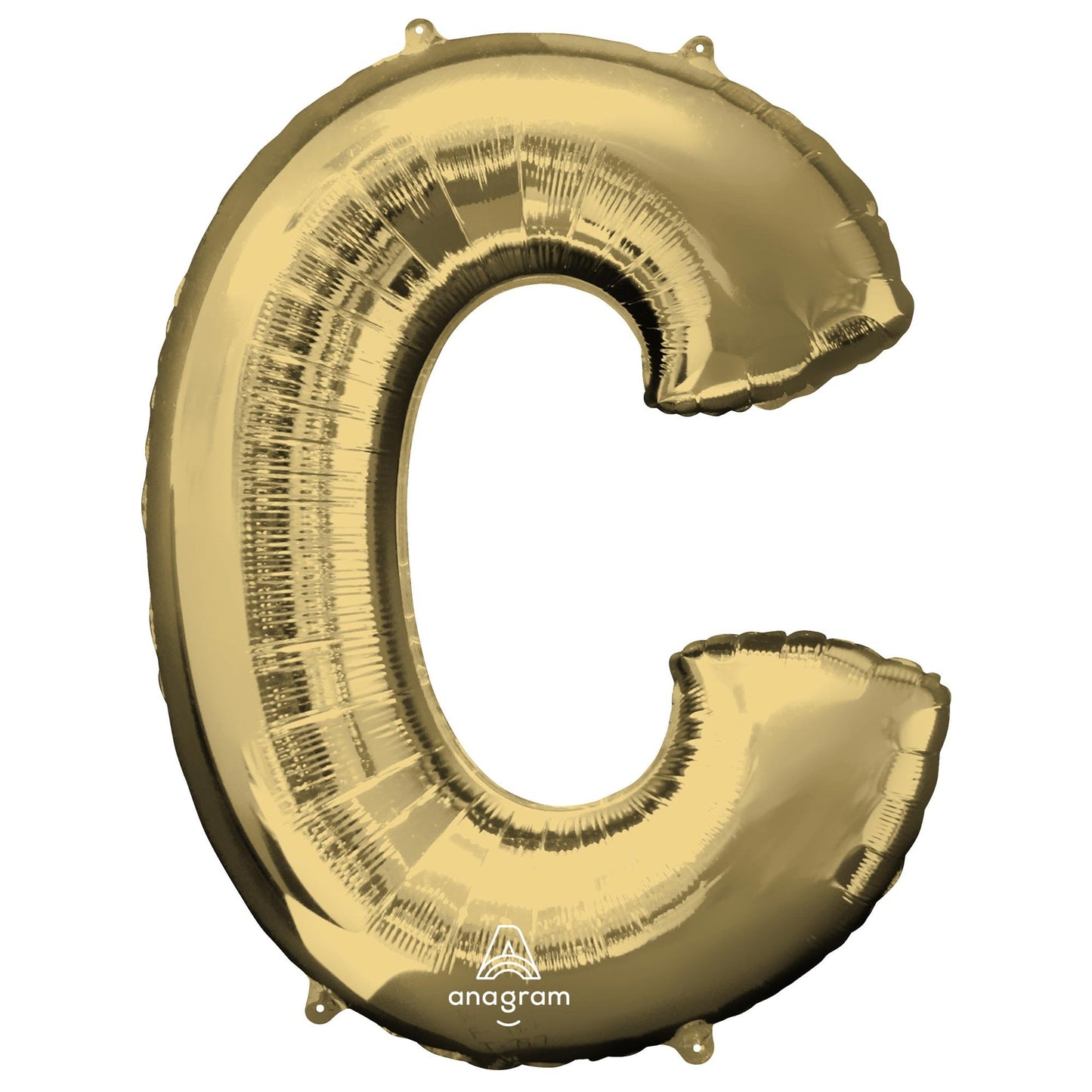 SuperShape Letter C White Gold