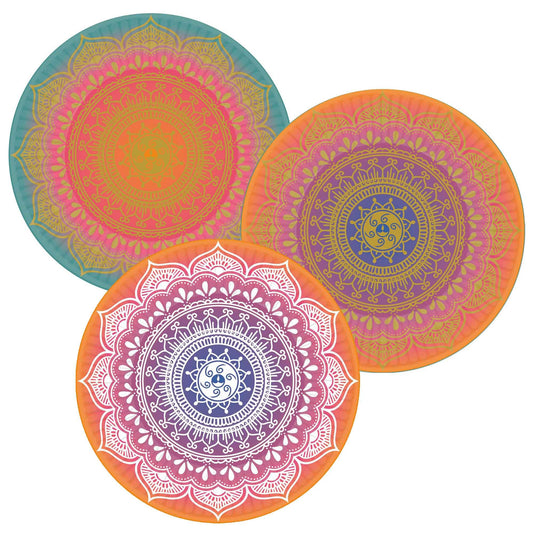 Diwali 23cm Round Paper Plates