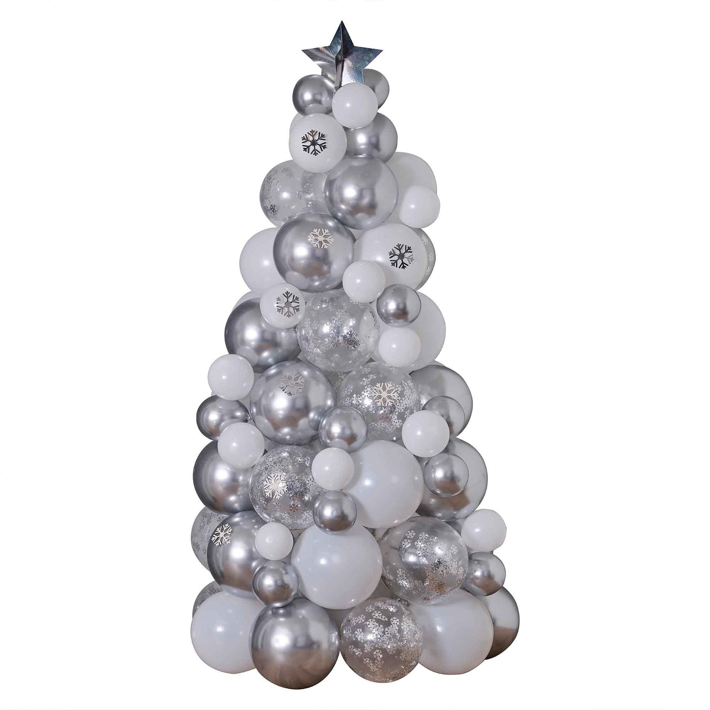 Silver Glitter Balloon Tree