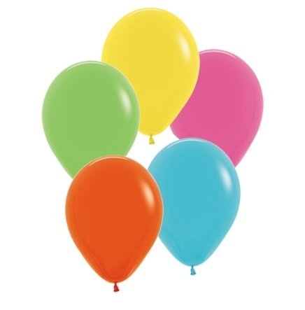 Sempertex 12cm Fashion Tropical Assorted Latex Balloons, 50PK