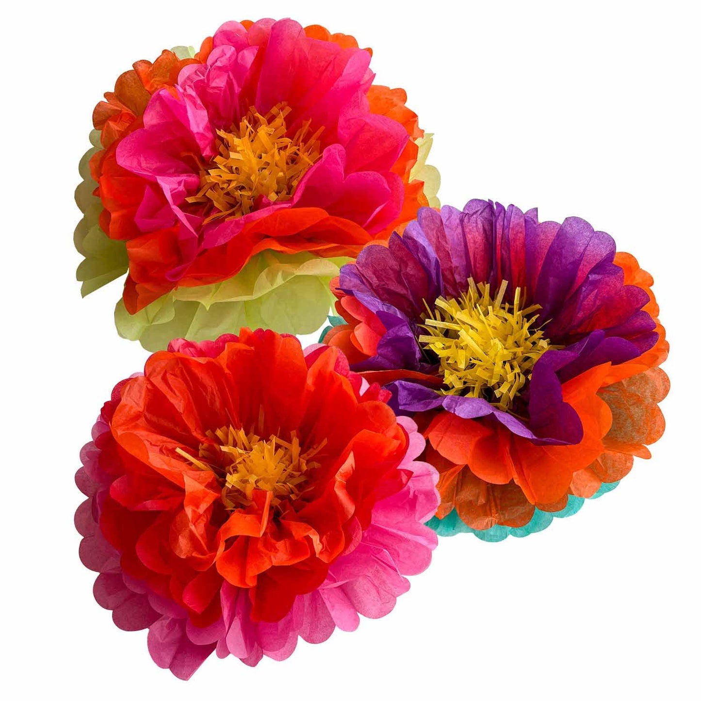 Diwali Fluffy Flowers Table Decorations