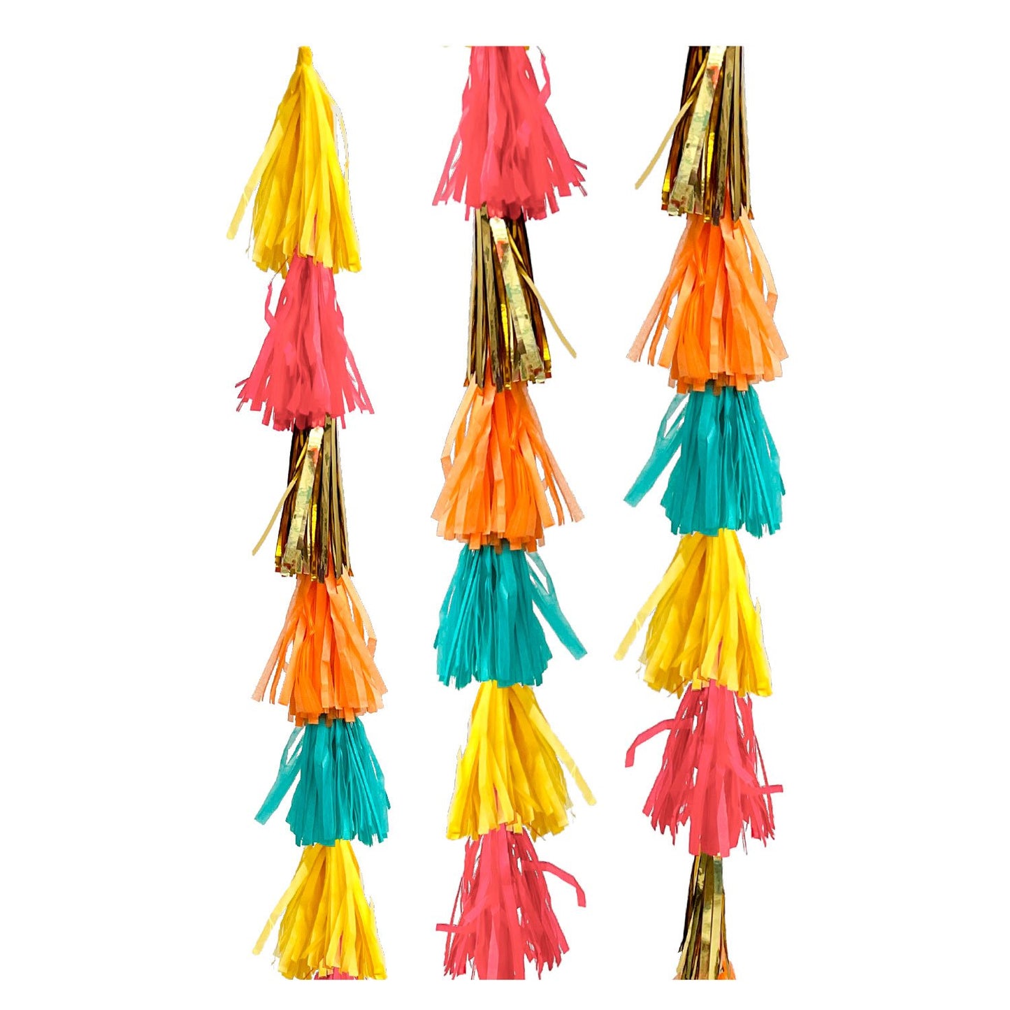 Diwali Tassel Garland Paper & Foil 1.3m