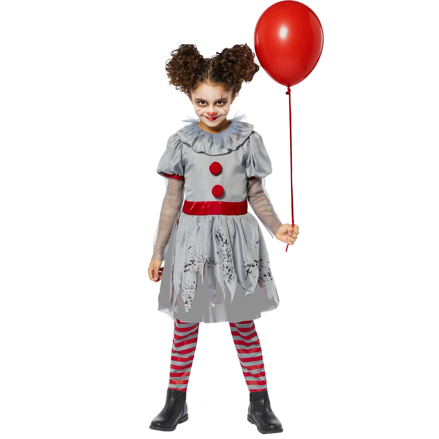 Costume Bad Clown Girls 8-10 Years