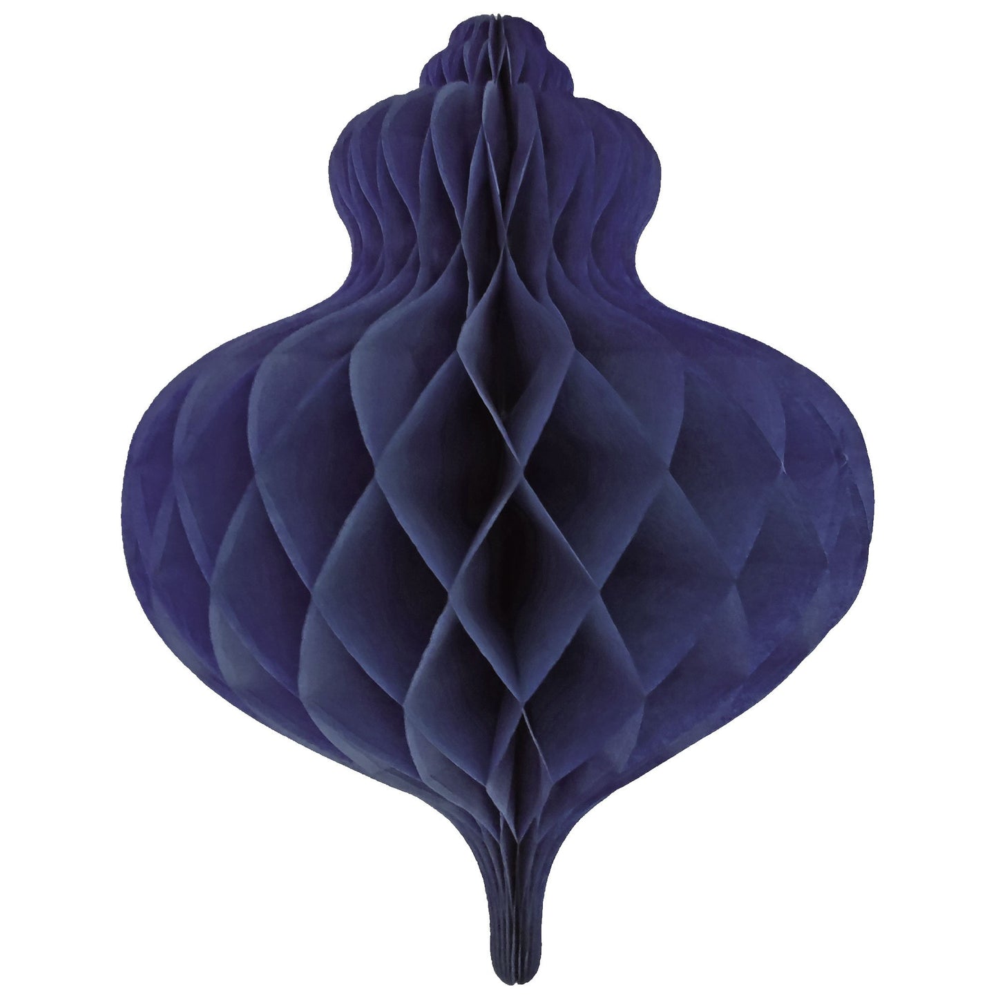 Christmas Honeycomb Navy Bauble Decoration 40cm