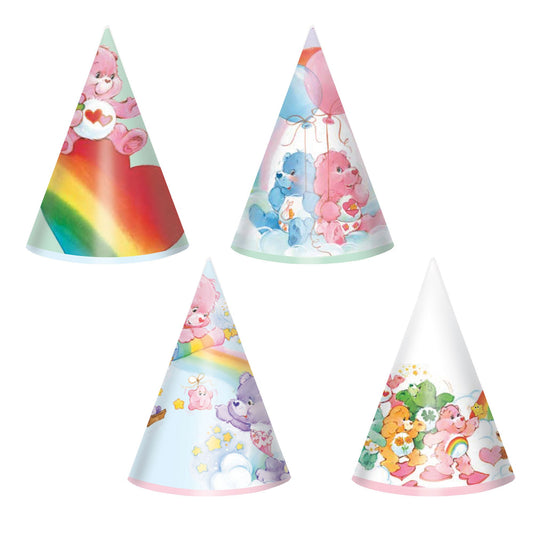 Care Bears Mini Cone Hats (Pack of 8)