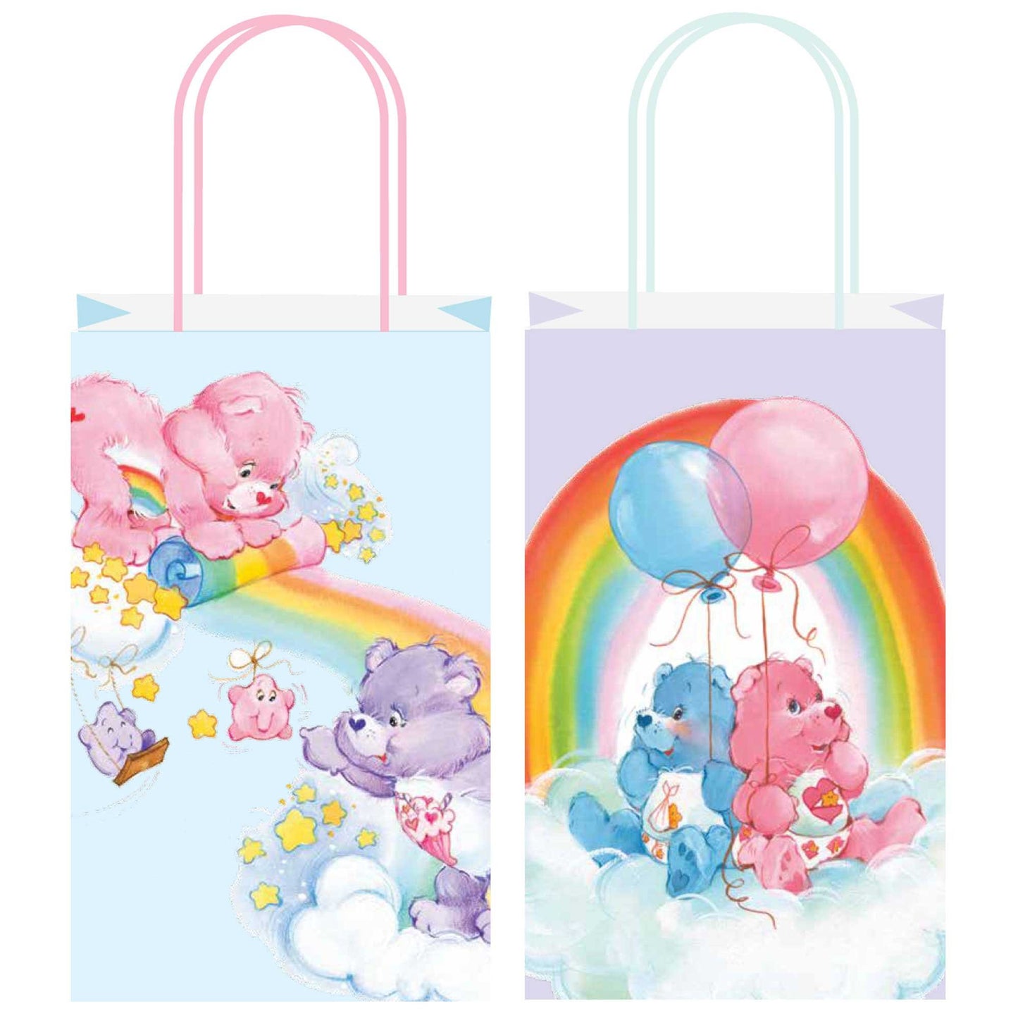 Care Bears Paper Kraft Bags (Pack of 8)