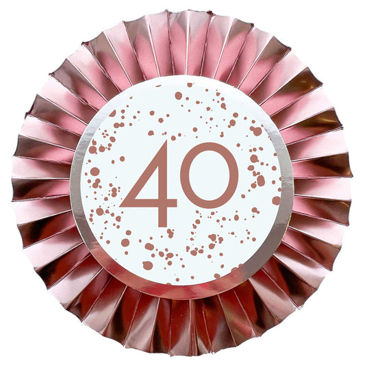 Rose Gold 40 Rosette