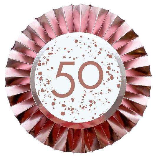 Rose Gold 50 Rosette