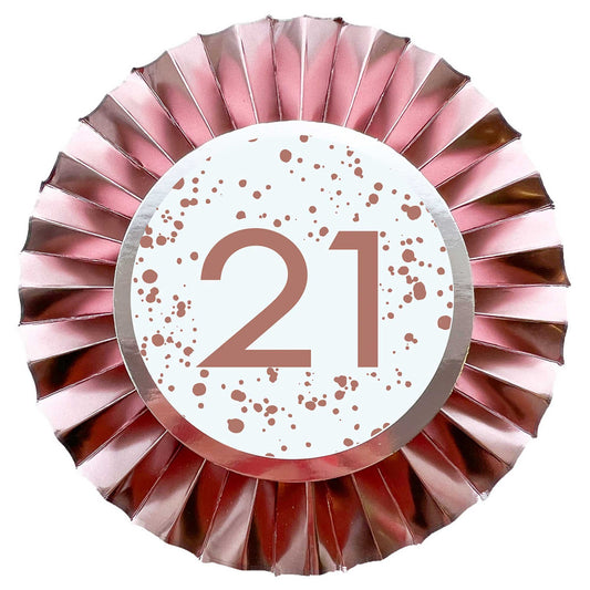 Rose Gold 21 Rosette