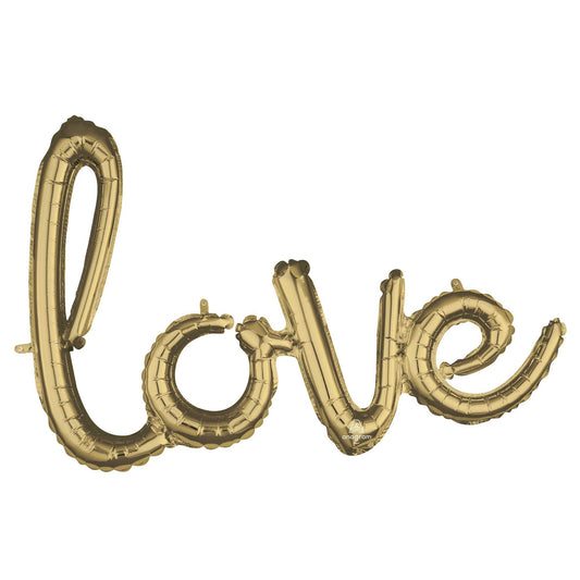 CI: Script Phrase love White Gold Silver