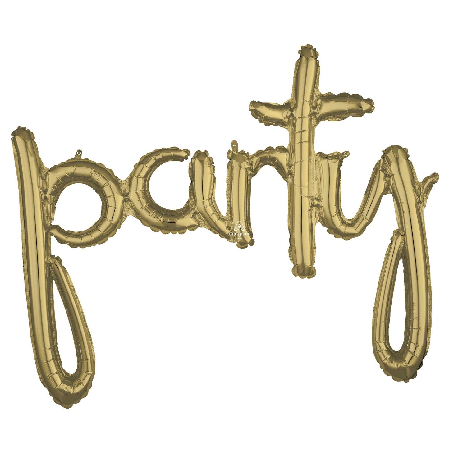 CI: Script Phrase party White Gold