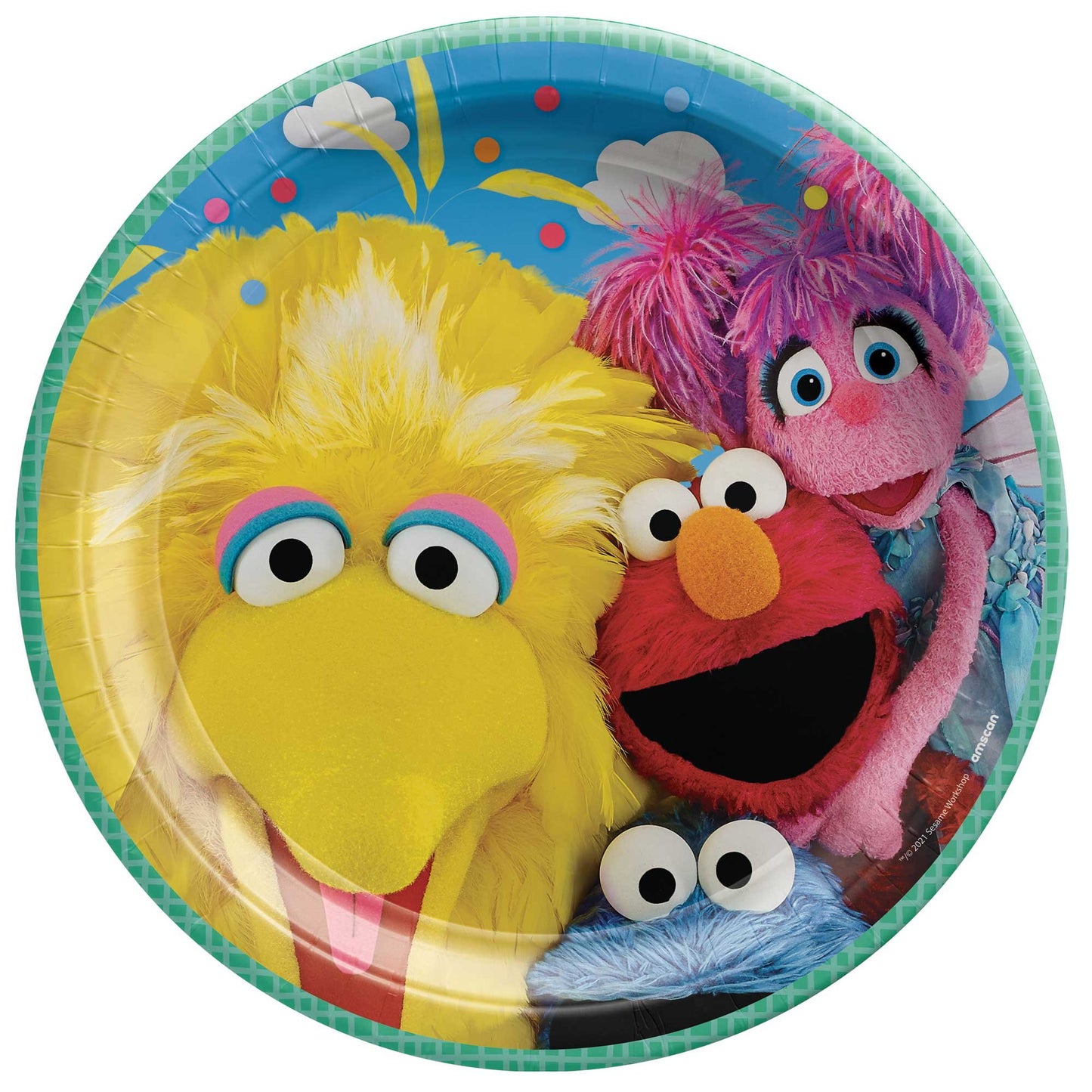 Sesame Street 23cm Round Paper Plates