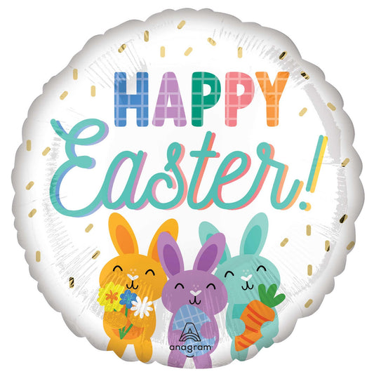 45cm Standard HX Happy Easter Cute Bunnies