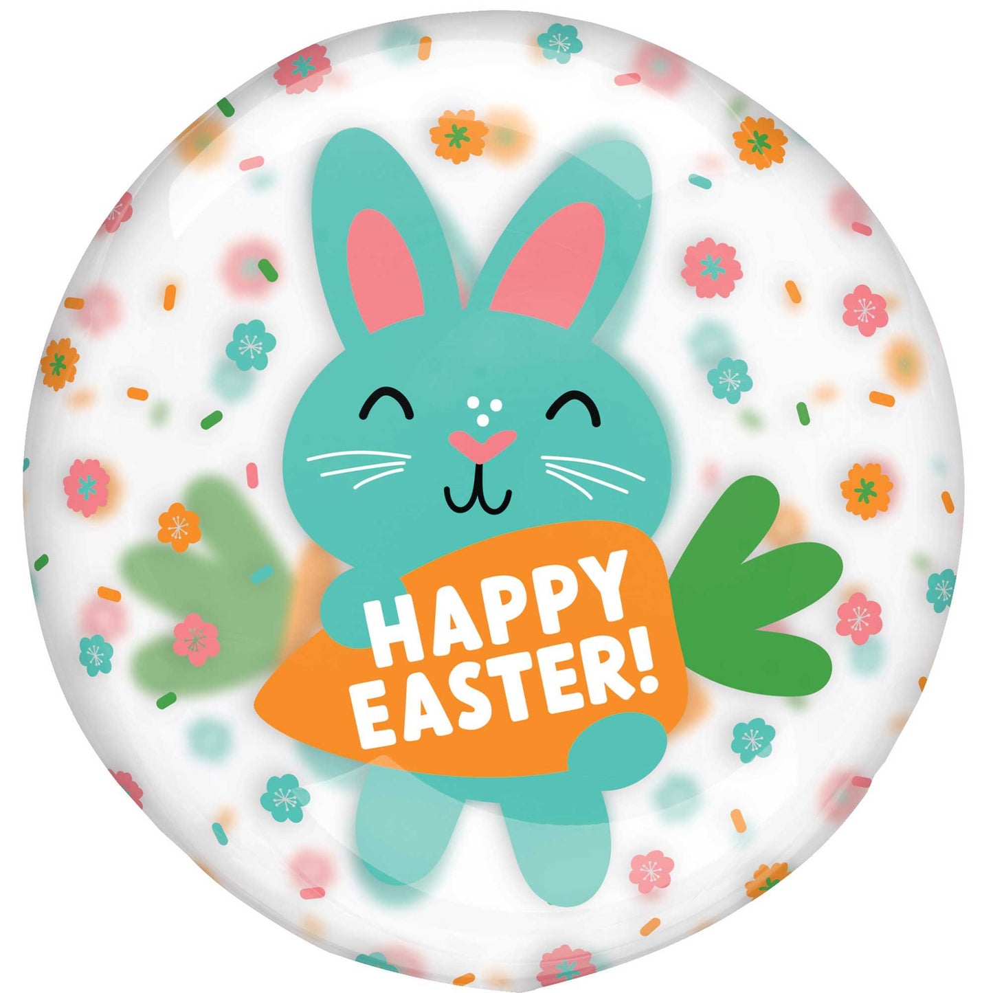 Printed Clearz Happy Easter Cute Bunnies