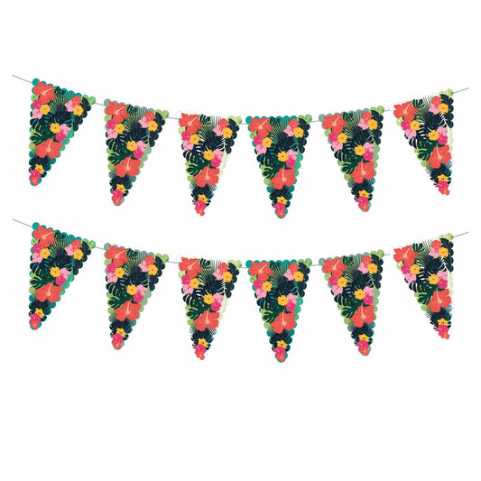 Flamingo Floral Bunting