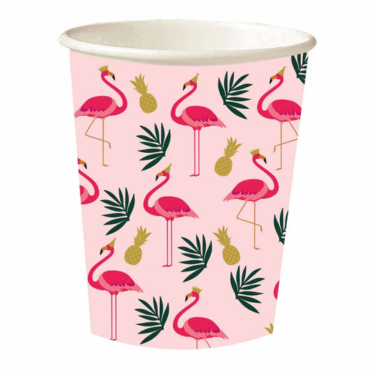 Flamingo 250ml Paper Cups