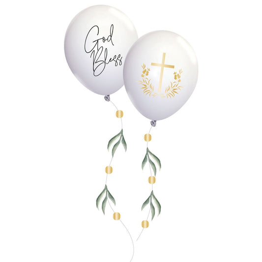 Botanical Celebration God Bless Latex Balloon Kit